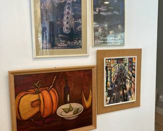 Various art pieces