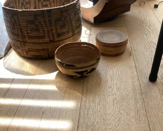 Hand woven baskets