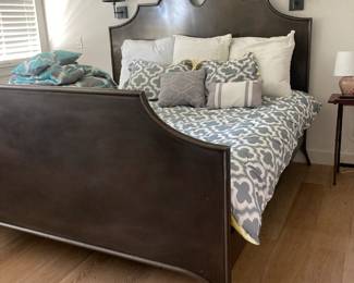 Restoration Hardware Metal Key Hole King bed