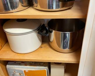 Stock pots and steamers