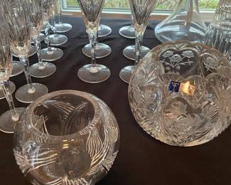 Crystal vases