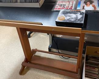Drafting table and CD's