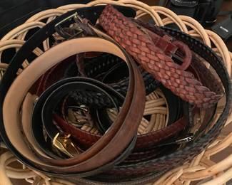 Men's belts - leather - size 36 - 38