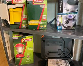 Camping lanterns, Craftsman saw - SKIL circular saw also available