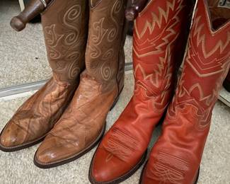 Women's cowboy boots: Justin and Eel