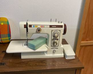 Brother sewing machine and cabinet