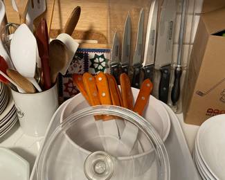 knives, baking dishes and more