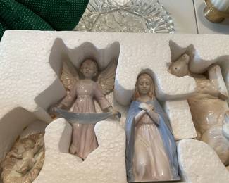 Porcelain nativity scene