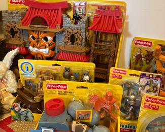 Fisher Price Imaginext Samurai Ninja Warrior Castle Playset, Fisher Price Imaginext Complete Sets of Accessories