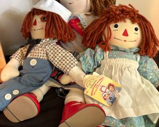 Raggedy Ann & Andy Dolls, 1994 Mary Engelbreit Beatrix Cloth Doll