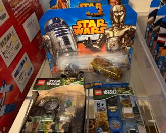 Star Wars Hot Wheels, Lego Star Wars Yoda Watch and Mini-figure, Lego Star Wars R2D2 Children's Watch