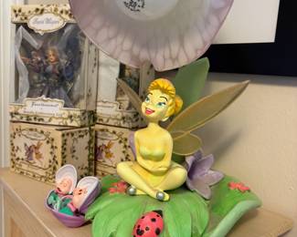 2004 Hampton Bay Walt Disney Tinker Bell Table Lamp
