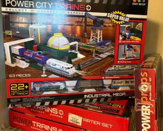 Power City Trains Industrial MegaCity by Jakks Pacific - 3 In Box Starter Sets