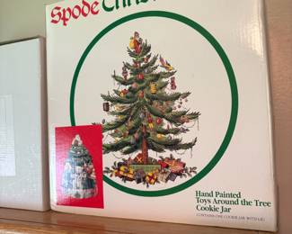 Spode Christmas Tree Cookie Jar
