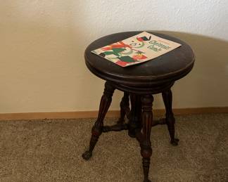 Victorian Piano Stool