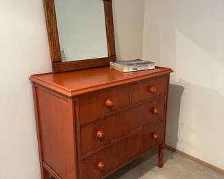 Rustic Style Four Drawer Dresser
