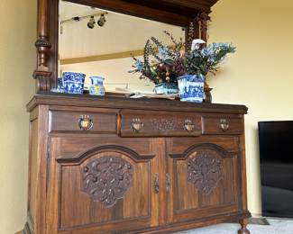 Victorian Sideboard with Mirror