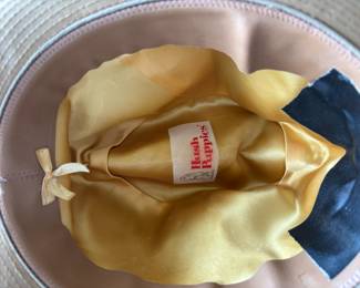 Hush Puppies Tan Suede Leather Fedora Hat