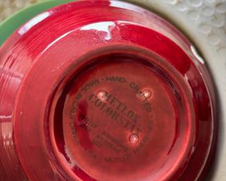 Metlox Colorstax Red Pottery Bowl