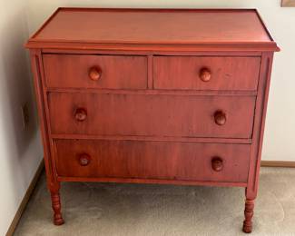 Rustic Style Four Drawer Dresser