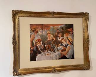 Framed & Matted Print "Luncheon of The Boating Party" by Pierre A Renoir
