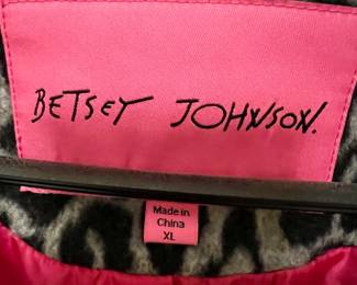 Betsy Johnson Cheetah Print Peacoat – Size XL