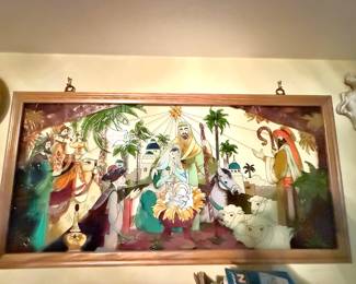 Nativity Sun Catcher Window Panel