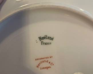 Haviland Limoges Clover Leaf Pattern Dinnerware/Serveware Set