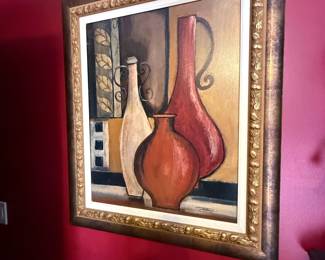 Framed Vase Still Life Wall Art