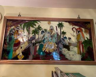 Nativity Sun Catcher Window Panel