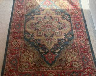 Momeni Ghazni Red/Navy Blue Rug – 5' x 7'