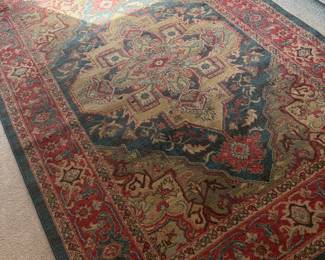 Momeni Ghazni Red/Navy Blue Rug – 5' x 7'