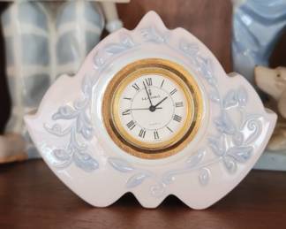 Lladró Marbella Desk Clock
