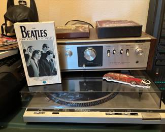 Sony Stereo Integrated Amplifier – TA-1010, Technics Direct Drive Turntable – SL-D30