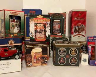 Collectible AnheuserBush Beer Steins More