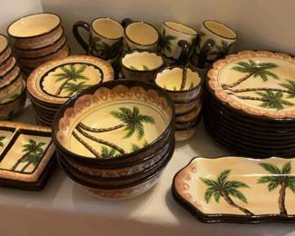 Corsica Home Nefelin Palm Dinnerware