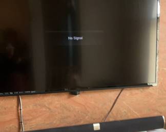 Vizio TV Sound bar Sony DVD Player