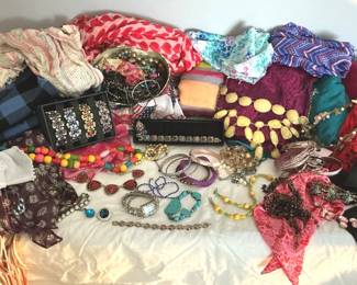 Scarves, Belts Costume Jewelry