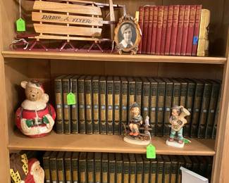 Antique Books and Hummel Figurines
