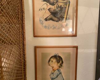 Vintage baby prints
