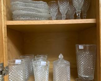 Vintage Glassware, Luncheon Plates