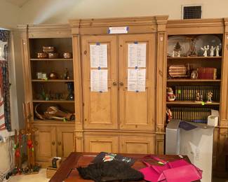 Pine Wall Unit, 3 sections, by British Traditions