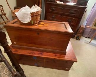 Antique Cedar and Blanket Chests