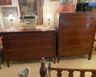 Antique Dresser and Chest by Kindel, purchased 1938