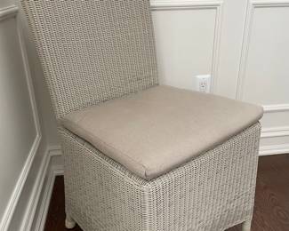 Side chairs - all season wicker - set of 4