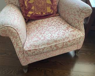 Upholstered club chairs - early 19th century - matched set of 2 available