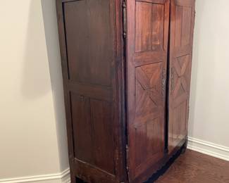 Another view of the French Wardrobe closet - 17th century - (54.5" x 25.5" x 74.75")