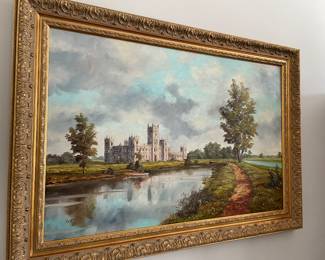 Framed acrylic