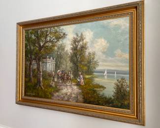 Framed acrylic