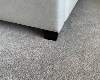 King bed base - natural linen